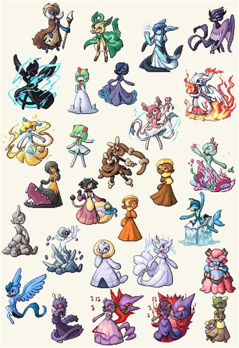 gardevoir sprites|Pokémon sprites: archive of Pokémon images from every game.
